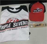 Triple Sevens Co. Hat, Shirt & Bottle Opener
