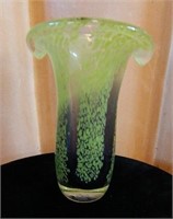 Teleflora Gift Co. Abstract Glass Bud Vase 8"H