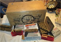 9x16x8" American Wildlife Wood Crate & Ammo