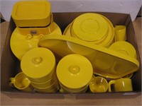VNTG Italian Yellow Tone Massimo Vignelli Dishware