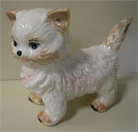 VNTG Cat Form Porcelain Figure, Marked LET 8"