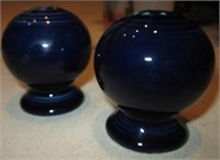 2.5" Cobalt Blue Ceramic Orb Salt & Pepper Shakers