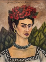 FRIDA KAHLO Mexican 1907-1954 Mixed Media COA