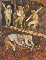 DIEGO RIVERA Mexican 1886-1957 Oil on Canvas