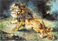 EUGENE DELACROIX French 1798-1863 Gouache on Paper