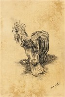 VINCENT VAN GOGH 1853-1890 Charcoal on Paper