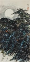 LI XIONGCAI Chinese 1910-2001 Watercolor Roll