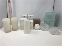 misc. candle lot - partylite items