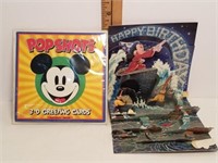 Two Pop up Greeting cards