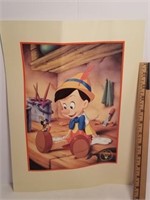 1993 Pinocchio Lithograph