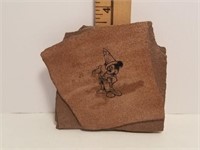 Sorcerer Mickey Engraved in a Stone