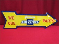Metal Sign Genuine Chevrolet Parts