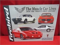 Metal Sign Firebird The Muscle Car Lives