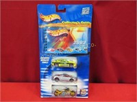 Hot Wheels w/ 2003 Collectors Guide, 3 Car Set