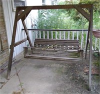 Solid Wood Porch Swing