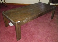 Vintage Slat Wood Coffee Table