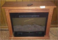 Heat Surge Electric Fireplace W/ Remote