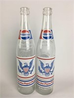 Pepsi Bicentennial Commemorative 16oz Bottles (2)