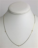 14 Karat Gold, 18" Necklace - 1.4g