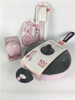 Breast Cancer Awarness Pink Kitchen Items, NOS