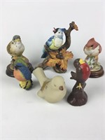 Collection Of Bird Figurines (6)