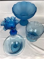 Vintage Blue Glass (4)