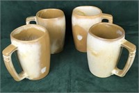 Vintage Frankoma Desert Gold 16oz Mugs