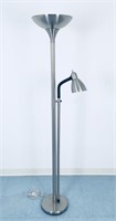 Torchiere Floor Lamp with Reading Lamp