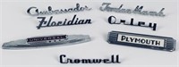 Vintage Car Dealer's Trunk Emblems (7)