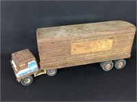 Antique Toy Steel Bull Hauler and Truck