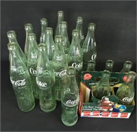 Vintage Glass Coca-Cola Bottle Collection (20)
