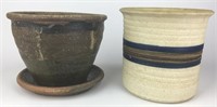 Handmade Primitive Style Stoneware Pottery (2)