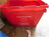 Two recycle bins