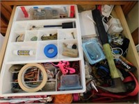 Your classic kitchen junk drawer - misc. screws -