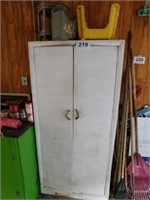 Metal, utility cabinet 30"W x 64H" x 15"D - yard