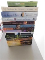Books: four Nicholas Sparks - Karen Kingsbury -