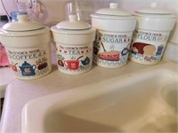The Cook's Nook 4 pc. Canister set