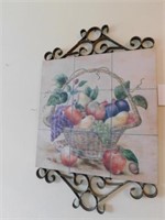 Decorative kitchen wall hanging, 16: x 24 1/2"
