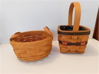 Longaberger Button basket 7" diameter, 1993 -