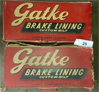 2 Nos Gatke Corp Brake Lining B 1233 D 445-Hc