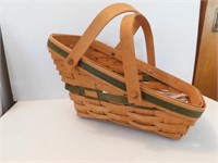 Longaberger vegetable basket with swinging handles