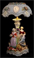 Von Schierholz Porcelain & Lithophane Table Lamp