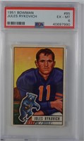 1951 Bowman 85 Jules Rykovich PSA EX-MT 6