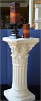 Beautiful Pedestal and set of candles with stand