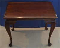 Vintage Queen Anne Cherry Side Table