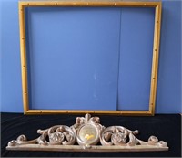 Frame and Decorative Wall Hanging