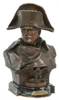 Renzo Colombo Bronze Bust "Napoleon Bonaparte"