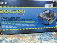 Bolton Tile/marble Saw.  Used But Good Working