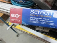 New In Pkg 60" Screen Replacement Frame Kit