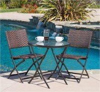 3pc Wicker Bistro Set